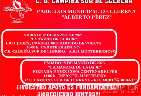 Agenda fin de semana C.B. Campiña Sur de Extremadura 
