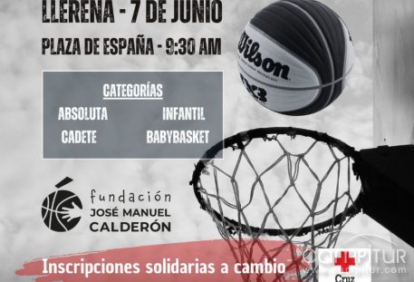 Llerena se convierte en sede oficial del Street Basket Tour de la Fundación José Manuel Calderón